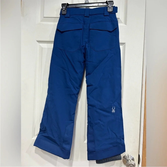Spyder Girls 10 Kids Olympia Snow Pants Blue Ski Snowboard NWT Abyss - Picture 4 of 8